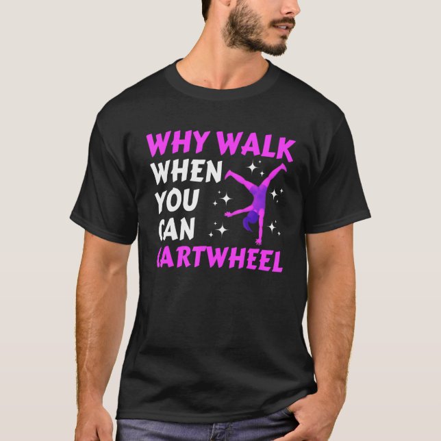 Funny Gymnastika, Gymnast, Cheer, Acrobatics, Cool T Shirt (Framsida)