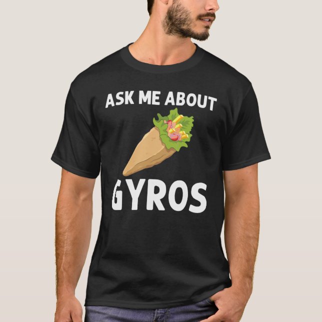 Funny Gyros For Men Women Gyro Meat Pita Doner Keb T Shirt (Framsida)