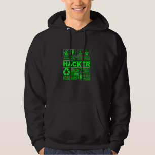 Funny Hacker Organic Composition IT Hacking Nerd G Hoodie