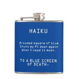 Funny Haiku till "Blue Skärm of Death" Fickplunta