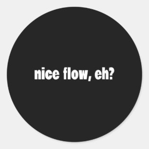 Funny Hair Meme - Sport - Hockey Hair - Flow Runt Klistermärke