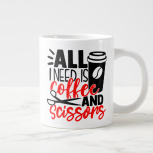 Funny Hairdresser Hair Salon Stylist Cosmetolog Jumbo Mugg