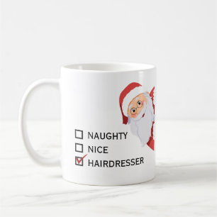 Funny Hairdresser, stygg jul Mugg