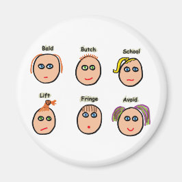 Funny Hairstiyles Magnet