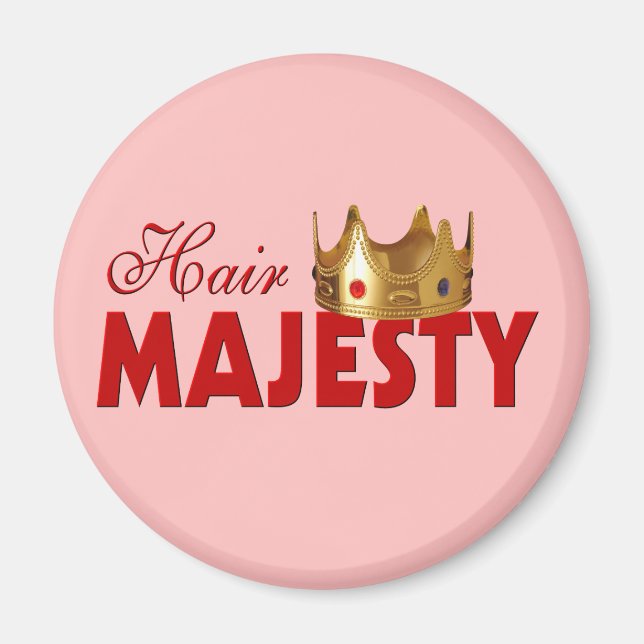 Funny Hairstylist Magnet (Framsidan)