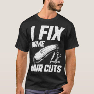 Funny Hairstylist Shirt I Reparera hemhaircut Salo T