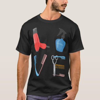 Funny Hairstylist Shirt Kärlek Haircut Salon Haird T Shirt