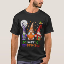 Funny Hallothanksmas Gnomes Lycklig Hallowthanksma