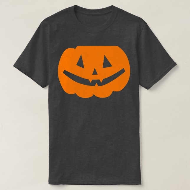 Funny Halloween Ansikte Mask 2 T Shirt (Design framsida)