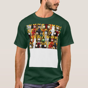 Funny Halloween Ansikte-mask 3 T Shirt
