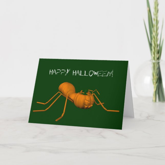 Funny Halloween Ant Kort (Framsida)