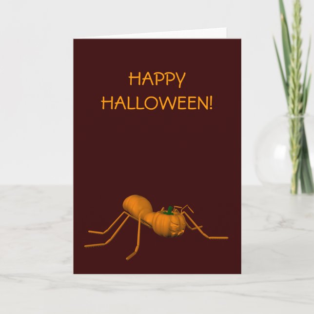 Funny Halloween Ant Kort (Framsida)