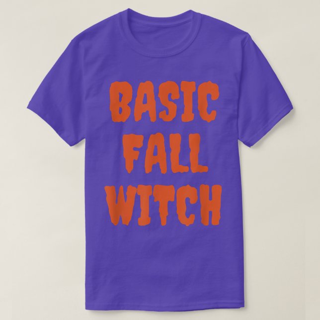 Funny Halloween Basic Fall Witch Halloween 917 T Shirt (Design framsida)