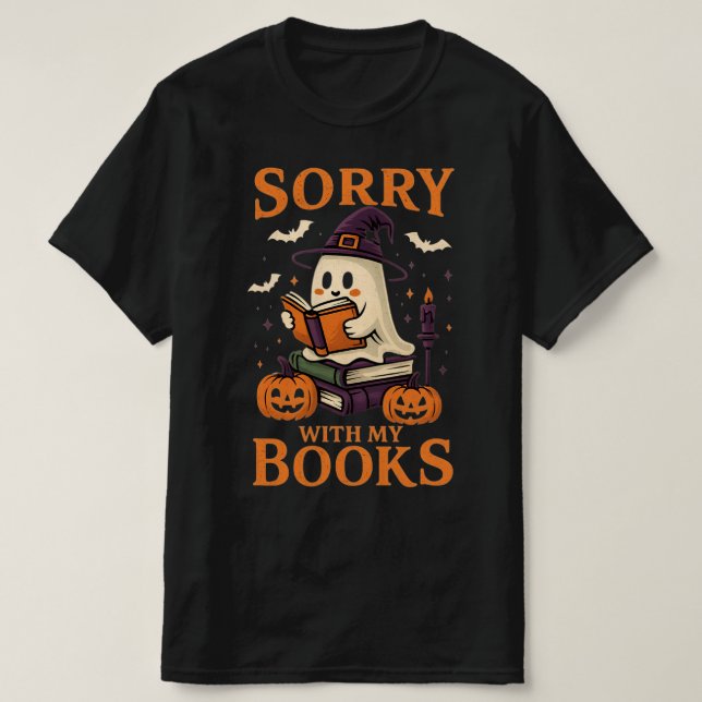 Funny Halloween Bok T-Shirt (Design framsida)