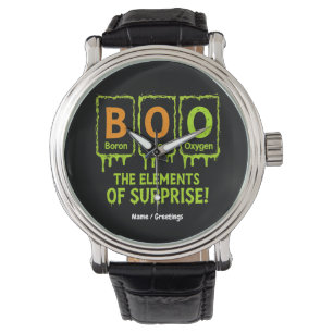 Funny Halloween Boo Inslag Science Surprise Gift Armbandsur