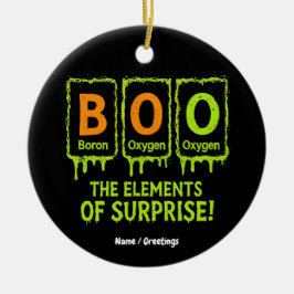 Funny Halloween Boo Inslag Science Surprise Gift Julgransprydnad Keramik