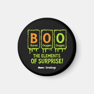 Funny Halloween Boo Inslag Science Surprise Gift Magnet