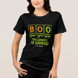Funny Halloween Boo Inslag Science Surprise Gift T Shirt