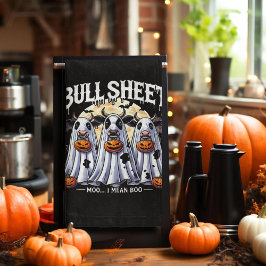 Funny Halloween Bull Lakan moo-tjurar Kökshandduk