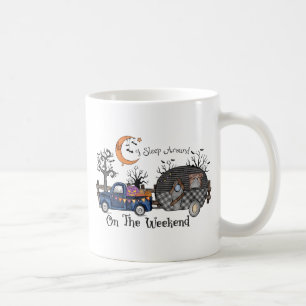 Funny Halloween Camping Kaffemugg