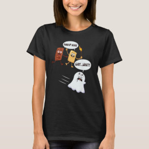 Funny Halloween Camping Smores S mores Marshmallow T Shirt