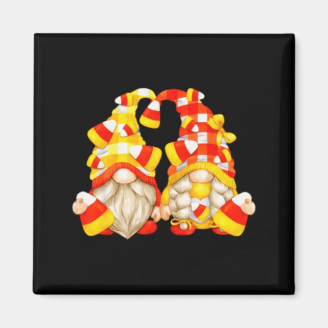Funny Halloween Candy Corn Decor Cute Candycorn Gn Magnet (Framsidan)