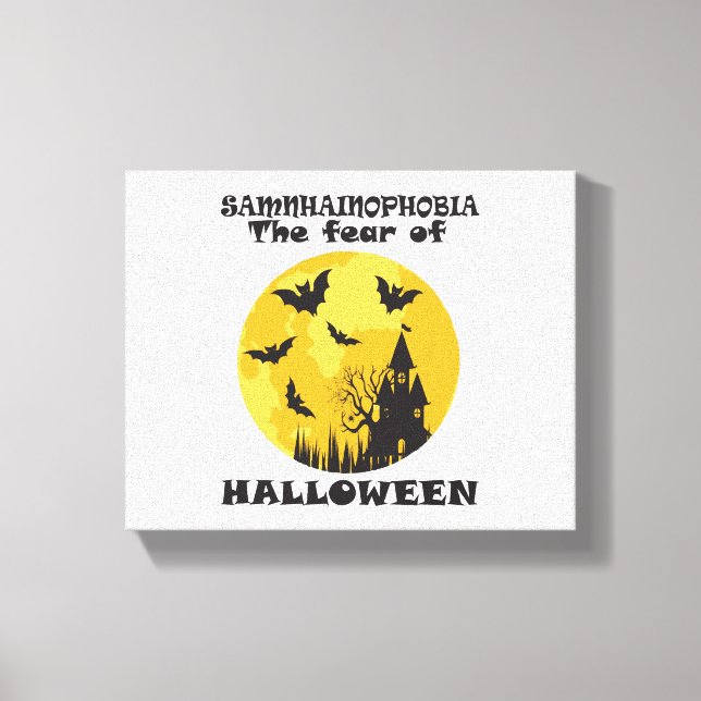 Funny Halloween Canvastryck (Framsida)