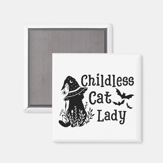 Funny Halloween Chilless Cat Dam Magnet (Front/Back)