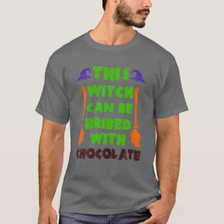 Funny Halloween-choklad med vindrutesbröd T Shirt