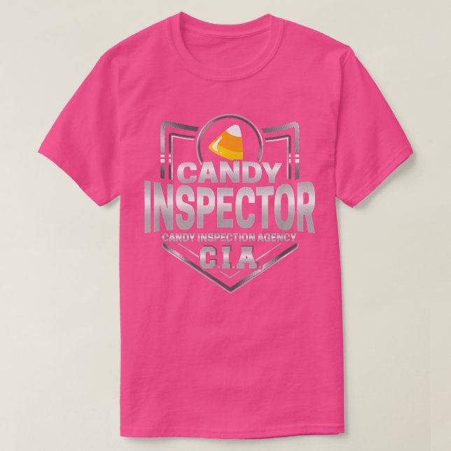 Funny Halloween Costume, Candy Inspection 2539 T Shirt (Design framsida)