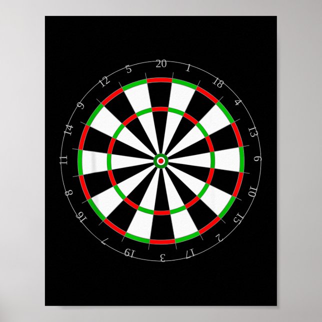 Funny Halloween Costume For Darts Players _ Dart B Poster (Framsidan)