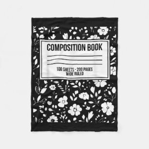 Funny Halloween Costume Journal Composition Notebo Fleecefilt