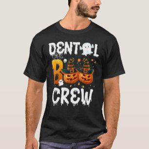 Funny Halloween Dental Boo Crew Nurse Dentist Doct T Shirt