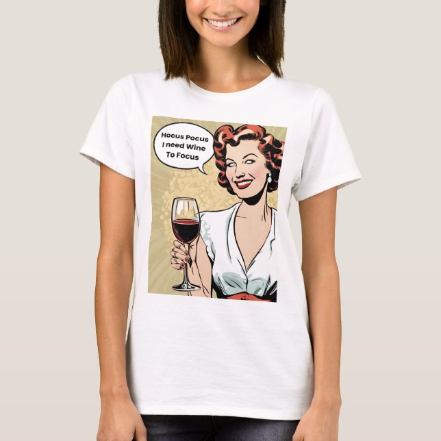 Funny Halloween-design: Hocus Pocus T Shirt (Framsida)