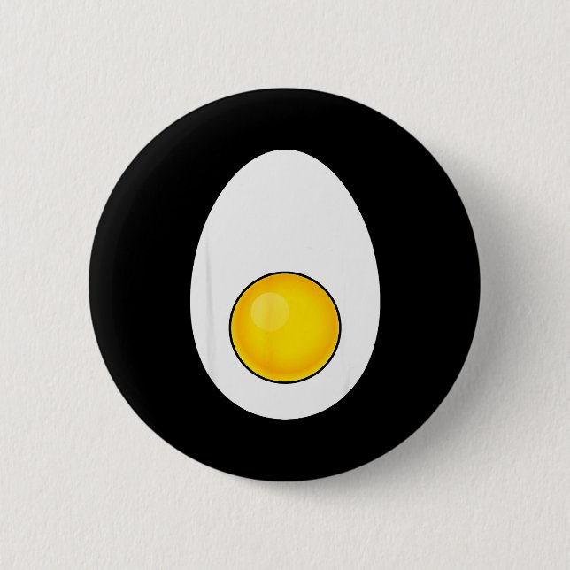 Funny Halloween Deviled Egg Costume Men Women Fun  Knapp (Framsida)