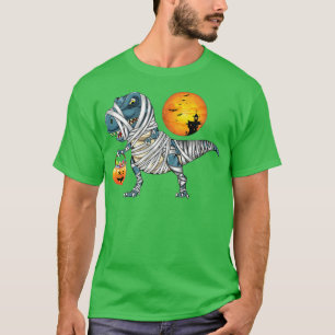 Funny Halloween Dinosaur T re Mummy Pumpkin Boys M Shirt