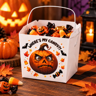 Funny Halloween Favor Box Presentaskar