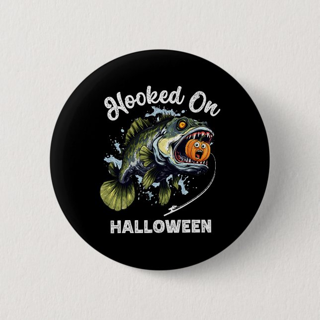 Funny Halloween FishBoys Manar Zombie B Fish Pu Knapp (Framsida)