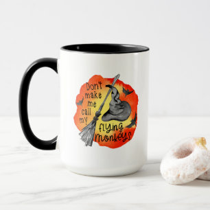 Funny Halloween FLYING MONKEYS Say Mugg