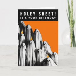 Funny Halloween-födelsedagskort Kort