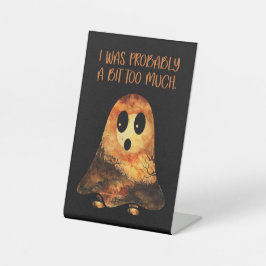 Funny Halloween Ghost Bord Dekoration