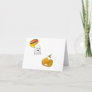 Funny Halloween Ghost Card Kort