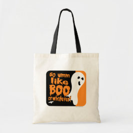 Funny Halloween Ghost Character Spelar ingen roll Tygkasse