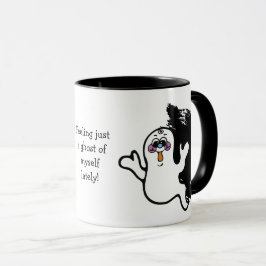 Funny Halloween Ghost från Myself Mugg