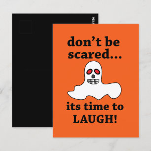 Funny Halloween Ghost Vykort