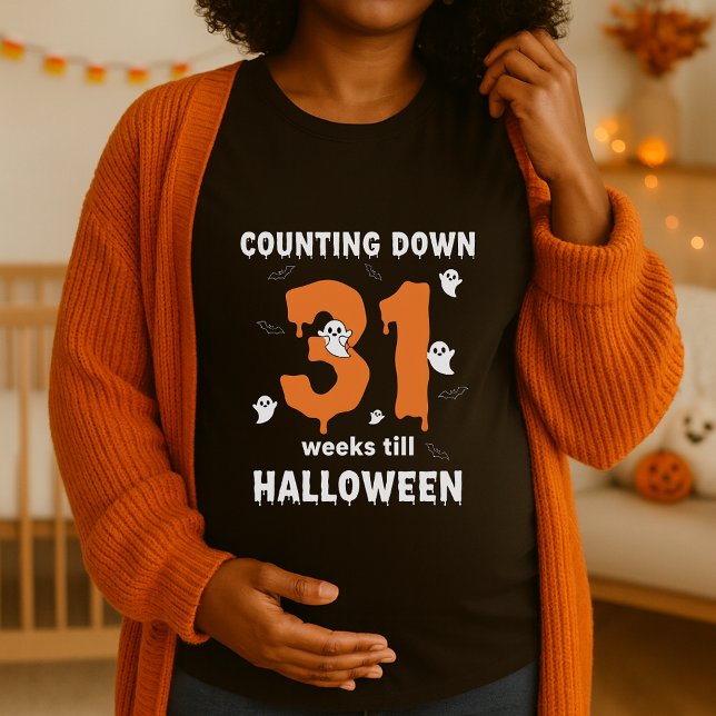 Funny Halloween-Gravid T Shirt (Skapare uppladdad)