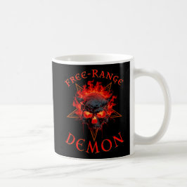 Funny Halloween helvetets demon Skull - gotisk Hor Kaffemugg