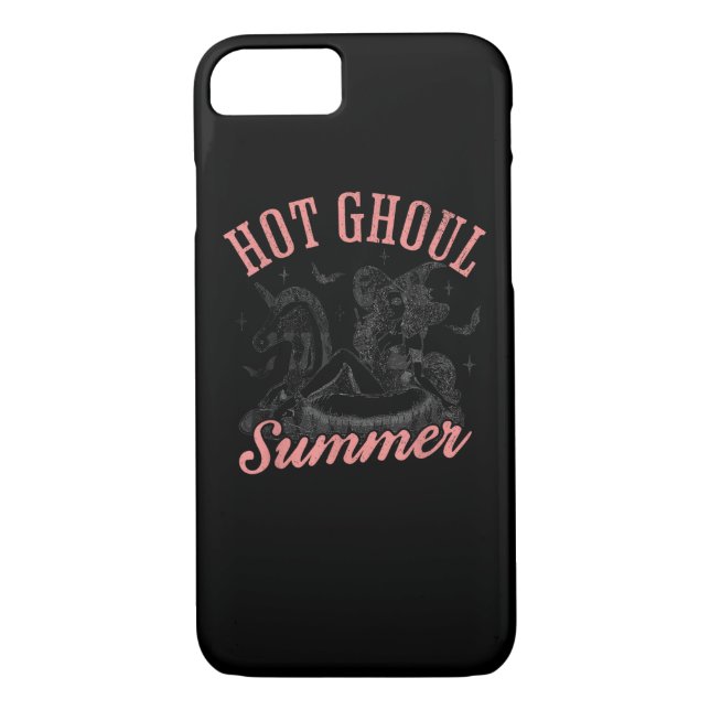 Funny Halloween Hett Ghoul Summer Summerween Case-Mate iPhone Skal (Baksida)