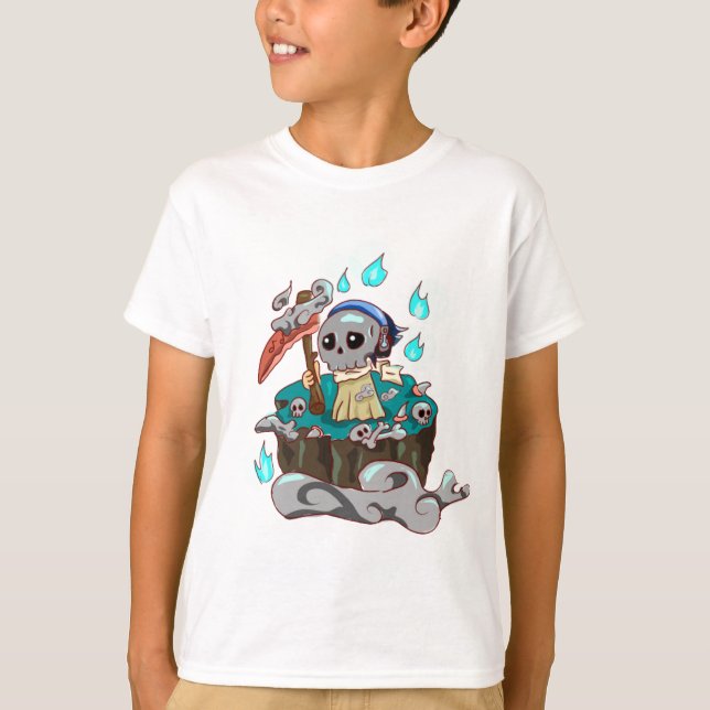 Funny Halloween-hörlur T Shirt (Framsida)