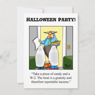 Funny Halloween Humor-inbjudningar Inbjudningar